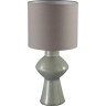 Настольная лампа LUMION SEGI 8129/1T MODERNI LN25 000 E27 1*60W 220V серый, керамика/текстиль