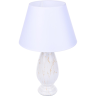 Настольная лампа LUMION SHARLIN 8218/1T CLASSI LN25 Е27 1*60W 220V белый, керамика/текстиль
