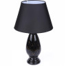 Настольная лампа LUMION SHARLIN CLASSI LN25 8219/1T Е27 1*60W 220V черный, керамика/текстиль