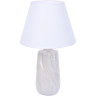 Настольная лампа LUMION SINNA 8211/1T CLASSI LN25 Е27 1*60W 220V белый жемчужный/белый, керамика/текстиль