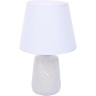 Настольная лампа LUMION SINNA 8212/1T CLASSI LN25 Е27 1*60W 220V белый жемчужный/белый, керамика/текстиль