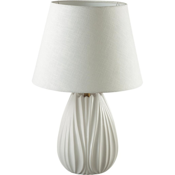 Настольная лампа LUMION SONA 8121/1T COMFI LN25 375 E27 1*60W 220V белый, керамика/текстиль