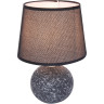 Настольная лампа LUMION TAREKA 8214/1T CLASSI LN25 Е27 1*60W 220V черный, керамика/текстиль
