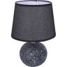 Настольная лампа LUMION TAREKA 8214/1T CLASSI LN25 Е27 1*60W 220V черный, керамика/текстиль