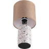 Настольная лампа LUMION TERAZIO 8141/1T MODERNI LN25 000 Е27 1*60W 220V бежевый/коричневый, керамика/текстиль
