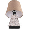 Настольная лампа LUMION TERAZIO 8142/1T MODERNI LN25 000 Е27 1*60W 220V бежевый/коричневый, керамика/текстиль