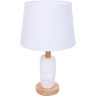Настольная лампа LUMION VISIONA MODERNI LN25 8210/1T Е27 1*60W 220V белый, керамика/текстиль