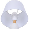 Настольная лампа LUMION VISIONA MODERNI LN25 8210/1T Е27 1*60W 220V белый, керамика/текстиль