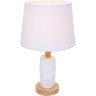 Настольная лампа LUMION VISIONA MODERNI LN25 8210/1T Е27 1*60W 220V белый, керамика/текстиль