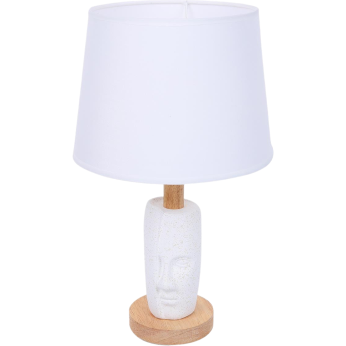 Настольная лампа LUMION VISIONA MODERNI LN25 8210/1T Е27 1*60W 220V белый, керамика/текстиль