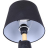 Настольная лампа LUMION VISIONA MODERNI LN25 8209/1T Е27 1*60W 220V черный, керамика/текстиль