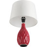 Настольная лампа LUMION YARA 8137/1T MODERNI LN25 000 Е27 1*60W 220V красный/белый, керамика/текстиль