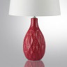 Настольная лампа LUMION YARA 8137/1T MODERNI LN25 000 Е27 1*60W 220V красный/белый, керамика/текстиль