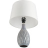 Настольная лампа LUMION YARA 8138/1T MODERNI LN25 000 Е27 1*60W 220V серый/белый, керамика/текстиль