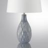 Настольная лампа LUMION YARA 8138/1T MODERNI LN25 000 Е27 1*60W 220V серый/белый, керамика/текстиль