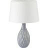 Настольная лампа LUMION YARA 8138/1T MODERNI LN25 000 Е27 1*60W 220V серый/белый, керамика/текстиль