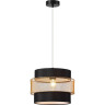 Подвес LUMION ANIMAISA Е27 60W 220V 8003/1A MODERNI LN24 черный/черный, золотой металл/металл, текстиль