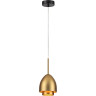 Подвес LUMION AVRORA 8001/1A MODERNI LN24 Е14 40W 220V черный/античное золото металл/металл
