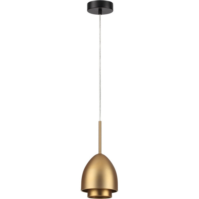 Подвес LUMION AVRORA 8001/1A MODERNI LN24 Е14 40W 220V черный/античное золото металл/металл