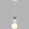 Подвес LUMION BONBONES 6559/1 SUSPENTIONI LN24 G9 1*20W 220V белый/белый, хром/металл/металл, стекло