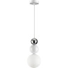 Подвес LUMION BONBONES 6559/1 SUSPENTIONI LN24 G9 1*20W 220V белый/белый, хром/металл/металл, стекло