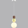 Подвес LUMION BONBONES 6557/1 SUSPENTIONI LN24 G9 1*20W 220V белый/белый, коричневый, персиковый/металл/металл, стекло