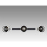Подвес LUMION 8101/3A COMFI ISHA LN25 325 Е14 3*40W 220V черный/бронза металл/стекло