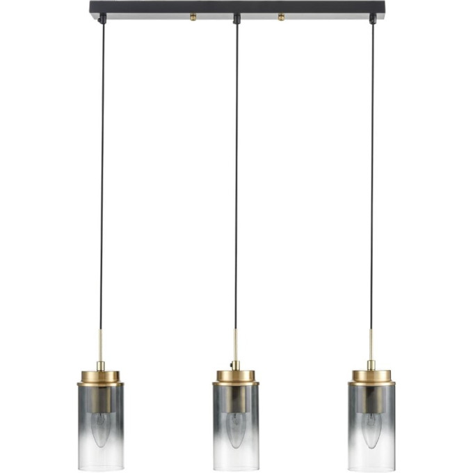 Подвес LUMION 8101/3A COMFI ISHA LN25 325 Е14 3*40W 220V черный/бронза металл/стекло