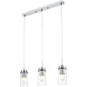 Подвес LUMION ISHA 8102/3A COMFI LN25 Е14 3*40W 220V хром/прозрачный металл/металл