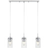 Подвес LUMION ISHA 8102/3A COMFI LN25 Е14 3*40W 220V хром/прозрачный металл/металл