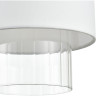 Подвес LUMION JANE 6593/3A MODERNI LN24 E14 3*40W 220V латунь/белый, металл/текстиль, стекло