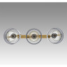 Подвес LUMION JANE 6592/3A MODERNI LN24 E14 3*40W 220V латунь/серый, металл/текстиль, стекло