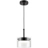 Подвес LUMION NATALINA 8232/1 COMFI LN25 193 LED GX70 1*10W 220V черный/прозрачный, металл/стекло