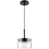 Подвес LUMION NATALINA 8232/1 COMFI LN25 193 LED GX70 1*10W 220V черный/прозрачный, металл/стекло