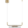 Подвес LUMION TORONTO 6560/2 SUSPENTIONI LN24 G9 2*20W 220V золотой/прозрачный/металл/стекло