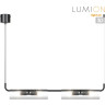 Подвес LUMION TORONTO 6561/4 SUSPENTIONI LN24 G9 4*20W 220V черный/прозрачный/металл/стекло