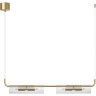 Подвес LUMION TORONTO 6560/4 SUSPENTIONI LN24 G9 4*20W 220V золотой/прозрачный/металл/стекло