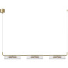 Подвес LUMION TORONTO 6560/6 SUSPENTIONI LN24 G9 6*20W 220V золотой/прозрачный/металл/стекло