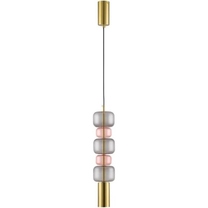 Подвес LUMION VERONA 6504/1A SUSPENTIONI LN23 GU10 50W 220V бронза розовый серый