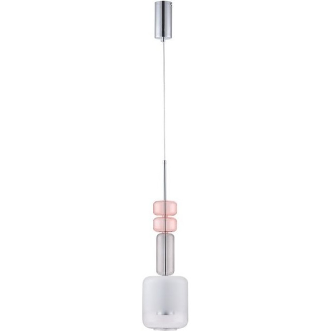 Подвес LUMION VERONA 6505/1 SUSPENTIONI LN23 GU10 50W 220V хром фиолетовый зеленый