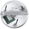 Подвесной светильник LUMION BASALTO 6599/3C MODERNI LN24 Е27 3*40W 220V белый/белый, бежевый металл, эко кожа/металл, стекло