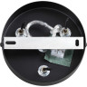 Подвесной светильник LUMION BASALTO 6598/3C MODERNI LN24 Е27 3*40W 220V черный/черный. коричневый металл, эко кожа/металл, стекло