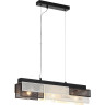Подвесной светильник LUMION DANA 8004/3A MODERNI LN24 Е14 3*40W 220V черный/белый, черный металл/металл