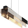 Подвесной светильник LUMION DANA 8004/3A MODERNI LN24 Е14 3*40W 220V черный/белый, черный металл/металл