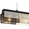 Подвесной светильник LUMION DANA 8004/3A MODERNI LN24 Е14 3*40W 220V черный/белый, черный металл/металл