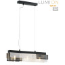 Подвесной светильник LUMION DANA 8004/3A MODERNI LN24 Е14 3*40W 220V черный/белый, черный металл/металл