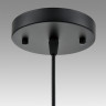 Подвесной светильник LUMION ELENIKA 8056/1А SUSPENTIONI LN24E27 1*60W 220V черный/амбер металл/стекло