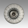Подвесной светильник LUMION ELENIKA 8057/1А SUSPENTIONI LN24 E27 1*60W 220V черный/смоки металл/стекло