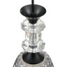 Подвесной светильник LUMION ELENIKA 8057/1А SUSPENTIONI LN24 E27 1*60W 220V черный/смоки металл/стекло