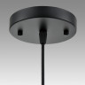 Подвесной светильник LUMION ELENIKA 8057/1А SUSPENTIONI LN24 E27 1*60W 220V черный/смоки металл/стекло